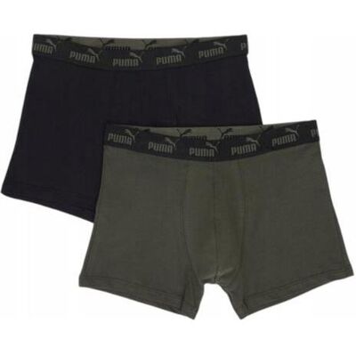 Puma Herren, Unterhosen, Elements Men Basic Boxers 2p Fores, (2er Pack, M) Puma Herren, Unterhosen, Elements Men Basic Boxers 2p Fores, (2er Pack, M)
