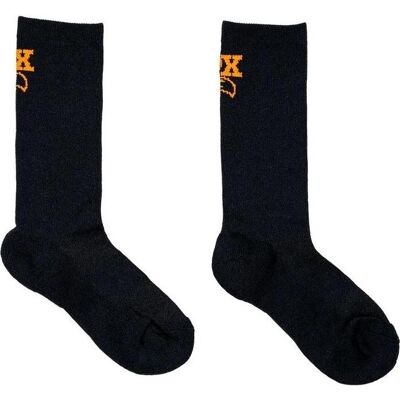 Fox, Herren, Sportsocken, Foxsox Logo Coolmax Socken, black, L/XL (L, XL), Schwarz Fox, Herren, Sportsocken, Foxsox Logo Coolmax Socken, black, L/XL (L, XL), Schwarz