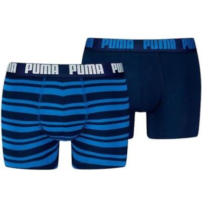 Puma Herren, Unterhosen, Herren-Boxershorts „Everyday Heritage Stripe“ im 2er-Pack, (2er Pack, XL) Puma Herren, Unterhosen, Herren-Boxershorts „Everyday Heritage Stripe“ im 2er-Pack, (2er Pack, XL)