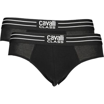 Cavalli Class, Herren, Unterhosen, Nero Cotton Men's Underwear Slip, Schwarz, (Einzelpack, XL) Cavalli Class, Herren, Unterhosen, Nero Cotton Men's Underwear Slip, Schwarz, (Einzelpack, XL)