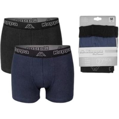 Kappa, Herren, Unterhosen, Herren-Boxershorts im 2er-Pack, (2er Pack, M) Kappa, Herren, Unterhosen, Herren-Boxershorts im 2er-Pack, (2er Pack, M)