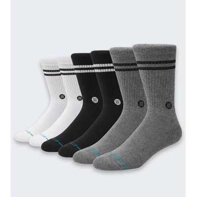 Stance, Herren, Socken, Core Crew Socken, 6 Paar, mehrfarbig, Mehrfarbig, (6er Pack, M) Stance, Herren, Socken, Core Crew Socken, 6 Paar, mehrfarbig, Mehrfarbig, (6er Pack, M)