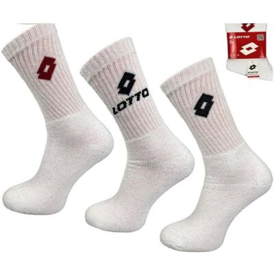 Lotto, Unisex, Socken, Frotteesocken weiss Paare, Weiss, (3er Pack, 38 - 42) Lotto, Unisex, Socken, Frotteesocken weiss Paare, Weiss, (3er Pack, 38 - 42)