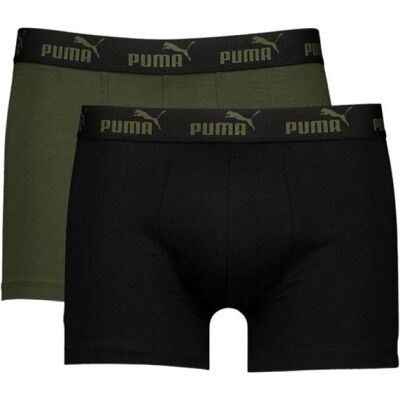 Puma Herren, Unterhosen, Elements Men Basic Boxers 2p Fores, Schwarz, (2er Pack, L) Puma Herren, Unterhosen, Elements Men Basic Boxers 2p Fores, Schwarz, (2er Pack, L)