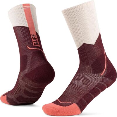 Buff, Unisex, Sportsocken, Merino Mw Crew Socks Wine (45 - 47), Rot Buff, Unisex, Sportsocken, Merino Mw Crew Socks Wine (45 - 47), Rot