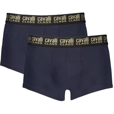 Cavalli Class, Herren, Unterhosen, Blu Cotton Mens Boxer, Blau, (Einzelpack, M) Cavalli Class, Herren, Unterhosen, Blu Cotton Mens Boxer, Blau, (Einzelpack, M)