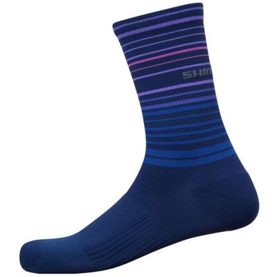 Shimano Unisex, Sportsocken, Original Tall Socks Navy/Purple (L-Xl (Shoe Size 4 (L/XL), Mehrfarbig, Blau, Violett Shimano Unisex, Sportsocken, Original Tall Socks Navy/Purple (L-Xl (Shoe Size 4 (L/XL), Mehrfarbig, Blau, Violett