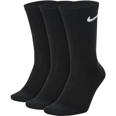 Nike, Unisex, Socken, Everyday Lightweight Crew Socks, Schwarz, (3er Pack, 42 - 46) Nike, Unisex, Socken, Everyday Lightweight Crew Socks, Schwarz, (3er Pack, 42 - 46)