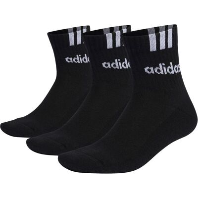 Adidas Herren, Sportsocken, Herren 3-Streifen Linear Half-Crew Cushioned Socken, 3 Paar (34 - 36), Schwarz Adidas Herren, Sportsocken, Herren 3-Streifen Linear Half-Crew Cushioned Socken, 3 Paar (34 - 36), Schwarz