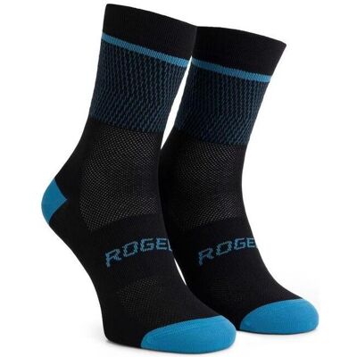 Rogelli, Herren, Sportsocken, HERO II socks black and blue 44-47 (44 - 47), Blau Rogelli, Herren, Sportsocken, HERO II socks black and blue 44-47 (44 - 47), Blau