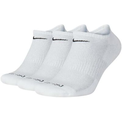 Nike, Herren, Socken, Everyday Plus gepolsterte Socken, 3 Paar, Weiss, Weiss, (3er Pack, 38 - 42) Nike, Herren, Socken, Everyday Plus gepolsterte Socken, 3 Paar, Weiss, Weiss, (3er Pack, 38 - 42)