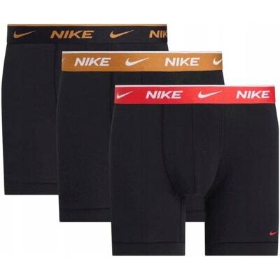 Nike, Unterhosen, Brief 3Er-Pack Boxershorts, (3er Pack, M) Nike, Unterhosen, Brief 3Er-Pack Boxershorts, (3er Pack, M)