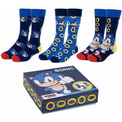 Cerda, Herren, Socken, SONIC - Pack de 3 Paires de Chaussettes (Taille 40-46), Mehrfarbig, (3er Pack, 40 - 46) Cerda, Herren, Socken, SONIC - Pack de 3 Paires de Chaussettes (Taille 40-46), Mehrfarbig, (3er Pack, 40 - 46)