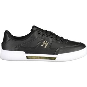 Tommy Hilfiger Damen, Sneakers, Black Polyester Women Sneaker, Schwarz, (38) Tommy Hilfiger Damen, Sneakers, Black Polyester Women Sneaker, Schwarz, (38)