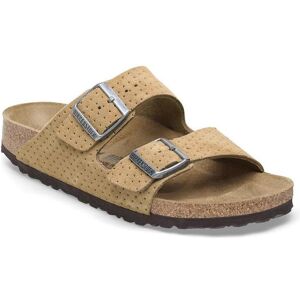Birkenstock, Damen, Sandalen, Womens Arizona Suede Embossed (Narrow) - Emboss Dots New Beige, Beige, (40) Birkenstock, Damen, Sandalen, Womens Arizona Suede Embossed (Narrow) - Emboss Dots New Beige, Beige, (40)