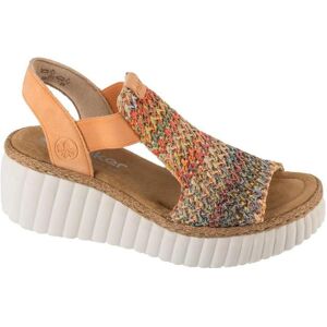 Rieker, Damen, Sandalen, Damensandalen, Mehrfarbig, (38) Rieker, Damen, Sandalen, Damensandalen, Mehrfarbig, (38)