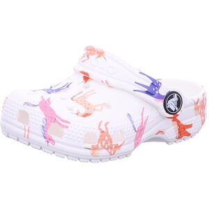 Crocs, Unisex, Hausschuhe, K's Classic CharacterPrintClog, Weiss, (32) Crocs, Unisex, Hausschuhe, K's Classic CharacterPrintClog, Weiss, (32)