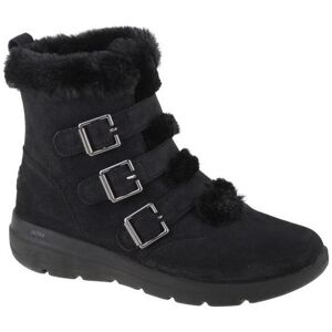 Skechers, Damen, Boots + Stiefel, Glacial Ultra - Buckle Up 144154-BBK - 36,5, Schwarz, (36.5) Skechers, Damen, Boots + Stiefel, Glacial Ultra - Buckle Up 144154-BBK - 36,5, Schwarz, (36.5)