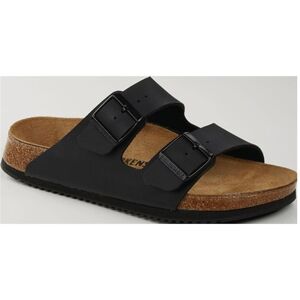 Birkenstock, Unisex, Sandalen, Arizona SL Birko-Flor normal, Schwarz, (43) Birkenstock, Unisex, Sandalen, Arizona SL Birko-Flor normal, Schwarz, (43)