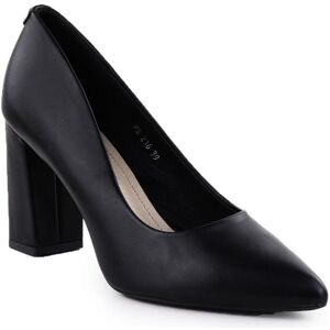 Leone, Damen, Pumps, Black pumps with pointed toe, black Sergio PB216, Schwarz, (38) Leone, Damen, Pumps, Black pumps with pointed toe, black Sergio PB216, Schwarz, (38)