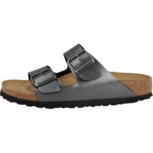 Birkenstock, Unisex, Sandalen, Arizona Birko-Flor schmal - 66007, Grau, Silber, (41) Birkenstock, Unisex, Sandalen, Arizona Birko-Flor schmal - 66007, Grau, Silber, (41)