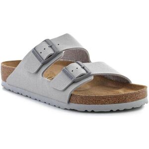 Birkenstock, Damen, Sandalen, Arizona BF, Grau, Silber, (46) Birkenstock, Damen, Sandalen, Arizona BF, Grau, Silber, (46)