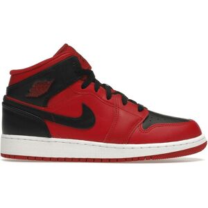 Air Jordan, Mädchen, Sneakers, 1 Mid GS shoes - 554725-660, Schwarz, Weiss, Rot, (38) Air Jordan, Mädchen, Sneakers, 1 Mid GS shoes - 554725-660, Schwarz, Weiss, Rot, (38)