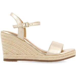 Gioseppo, Damen, Sandalen, ZHEPE Damen-Sandalen aus schwarzem Leder mit Jute-Absatz, platin, 38 EU, Silber, Schwarz, (38) Gioseppo, Damen, Sandalen, ZHEPE Damen-Sandalen aus schwarzem Leder mit Jute-Absatz, platin, 38 EU, Silber, Schwarz, (38)
