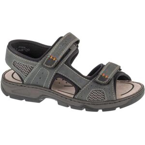 Rieker, Herren, Sandalen, 26156-47, Grau, Silber, (44) Rieker, Herren, Sandalen, 26156-47, Grau, Silber, (44)