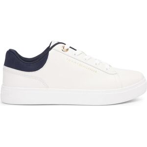 Tommy Hilfiger Damen, Sneakers, Casual Cupsole Sneaker, Weiss, Blau, (36) Tommy Hilfiger Damen, Sneakers, Casual Cupsole Sneaker, Weiss, Blau, (36)