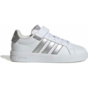 Adidas Jungen, Sneakers, Grand Court 3.0 El C - ftwwht/silvmt/silvmt, Grau, Silber, (35) Adidas Jungen, Sneakers, Grand Court 3.0 El C - ftwwht/silvmt/silvmt, Grau, Silber, (35)
