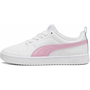 Puma Jungen, Sneakers, Jungen Sneaker Rickie Weiss, Pink, Weiss, (38) Puma Jungen, Sneakers, Jungen Sneaker Rickie Weiss, Pink, Weiss, (38)