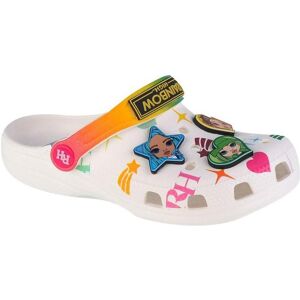 Crocs, Mädchen, Hausschuhe, Classic Rainbow High Kids Clog 208117-90H - 28/29, Weiss, Mehrfarbig, (28) Crocs, Mädchen, Hausschuhe, Classic Rainbow High Kids Clog 208117-90H - 28/29, Weiss, Mehrfarbig, (28)