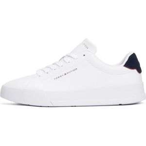 Tommy Hilfiger Herren, Sneakers, Th Court Lth Detail Ess, Weiss, (42) Tommy Hilfiger Herren, Sneakers, Th Court Lth Detail Ess, Weiss, (42)