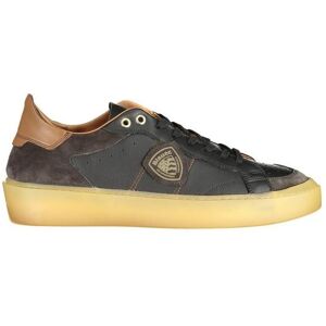 Blauer, Herren, Sneakers, Schwarzes Leder Herren Sneaker, Schwarz, (46) Blauer, Herren, Sneakers, Schwarzes Leder Herren Sneaker, Schwarz, (46)