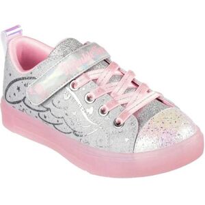 Skechers, Mädchen, Sneakers, S Lights Twinkle Sparks Heather Magic Jr. Schuhe, Pink, Grau, Silber, (27) Skechers, Mädchen, Sneakers, S Lights Twinkle Sparks Heather Magic Jr. Schuhe, Pink, Grau, Silber, (27)