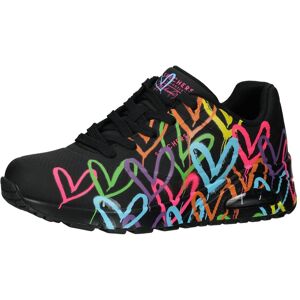 Skechers, Damen, Sneakers, Damen Schnürschuhe Sportlich Gummisohle schwarz, Schwarz, (35.5) Skechers, Damen, Sneakers, Damen Schnürschuhe Sportlich Gummisohle schwarz, Schwarz, (35.5)