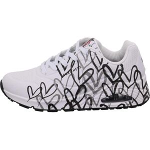 Skechers, Damen, Sneakers, Uno - Spread the Love, Weiss, (38) Skechers, Damen, Sneakers, Uno - Spread the Love, Weiss, (38)