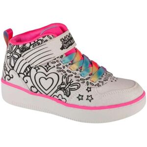 Skechers, Mädchen, Sneakers, Sport Court 92 - Color Me Kicks Weiss, Weiss, (34) Skechers, Mädchen, Sneakers, Sport Court 92 - Color Me Kicks Weiss, Weiss, (34)