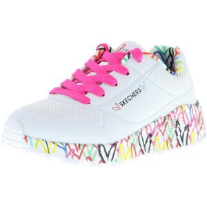 Skechers, Mädchen, Sneakers, Uno Lite Lovely Luv Mädchen Sneaker, Weiss, (38) Skechers, Mädchen, Sneakers, Uno Lite Lovely Luv Mädchen Sneaker, Weiss, (38)
