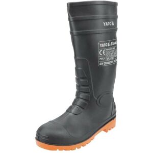 Yato, Gummistiefel, Buty Kalosz Bezpieczne Z Podnoskiem Metalowym I Stalową Wkładką Antyprzebiciową Rozm. 44, (44) Yato, Gummistiefel, Buty Kalosz Bezpieczne Z Podnoskiem Metalowym I Stalową Wkładką Antyprzebiciową Rozm. 44, (44)
