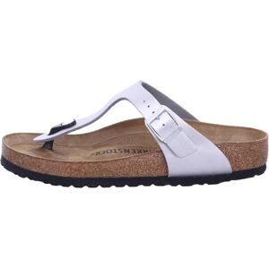 Birkenstock, Damen, Sandalen, Gizeh Birko-Flor Normal, Silber, (35) Birkenstock, Damen, Sandalen, Gizeh Birko-Flor Normal, Silber, (35)