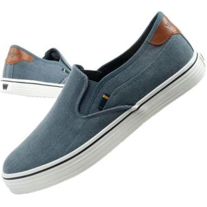 Wrangler, Herren, Sneakers, Men's Calypso Slip-On Sports Shoes Blue, Blau, (43) Wrangler, Herren, Sneakers, Men's Calypso Slip-On Sports Shoes Blue, Blau, (43)