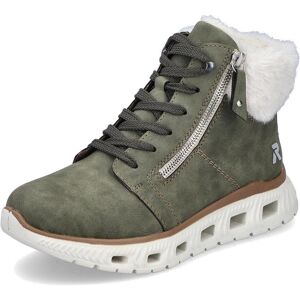 Rieker, Damen, Boots + Stiefel, Damen-Winterstiefel, Beige, (40) Rieker, Damen, Boots + Stiefel, Damen-Winterstiefel, Beige, (40)