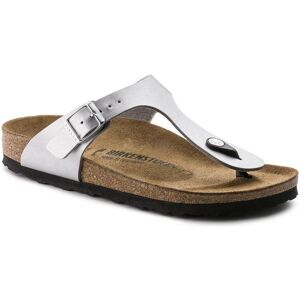Birkenstock, Damen, Sandalen, Gizeh Birko-Flor Schmal, Grau, Silber, (39) Birkenstock, Damen, Sandalen, Gizeh Birko-Flor Schmal, Grau, Silber, (39)