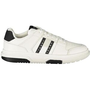 Tommy Hilfiger Herren, Sneakers, Bianco Polyurethane Men Sneaker, Weiss, (46) Tommy Hilfiger Herren, Sneakers, Bianco Polyurethane Men Sneaker, Weiss, (46)