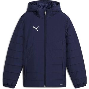 Puma Herren, Winterjacken, teamADDITIONS Hooded Padded Jacket Jr, Blau, Silber, (116) Puma Herren, Winterjacken, teamADDITIONS Hooded Padded Jacket Jr, Blau, Silber, (116)