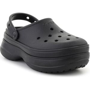 Crocs, Unisex, Hausschuhe, Classic Stacked Clog, Schwarz, (37) Crocs, Unisex, Hausschuhe, Classic Stacked Clog, Schwarz, (37)
