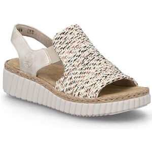 Rieker, Damen, Sandalen, Sandals, Beige, (38) Rieker, Damen, Sandalen, Sandals, Beige, (38)
