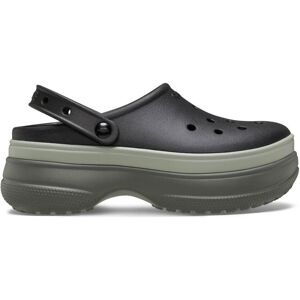Crocs, Unisex, Hausschuhe, Classic Stacked Clog, Schwarz, (42, 42 2/3, 42.5, 43) Crocs, Unisex, Hausschuhe, Classic Stacked Clog, Schwarz, (42, 42 2/3, 42.5, 43)
